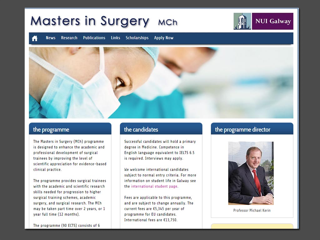 Masters in Surgery NUIG